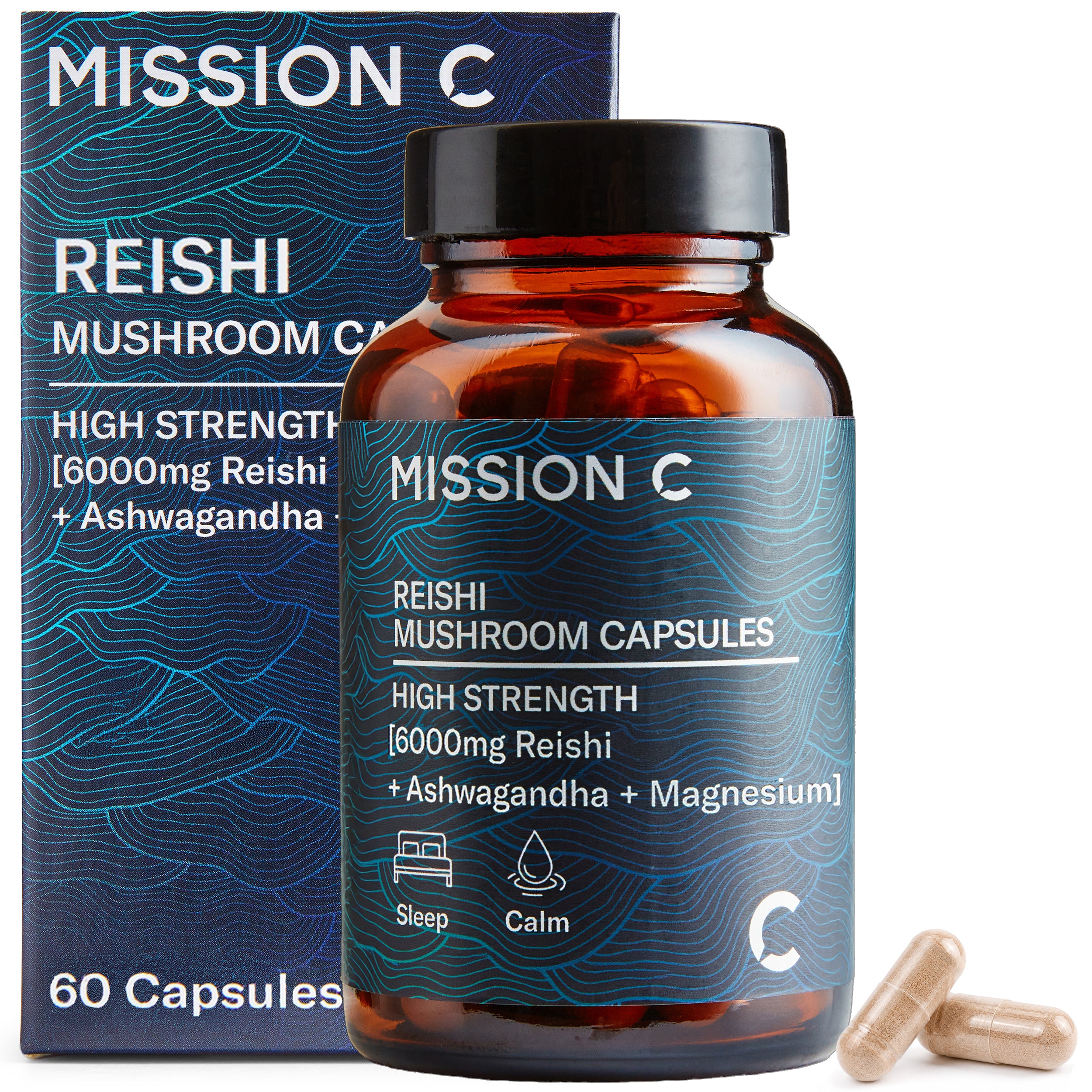 Reishi Mushroom 6000mg Capsules