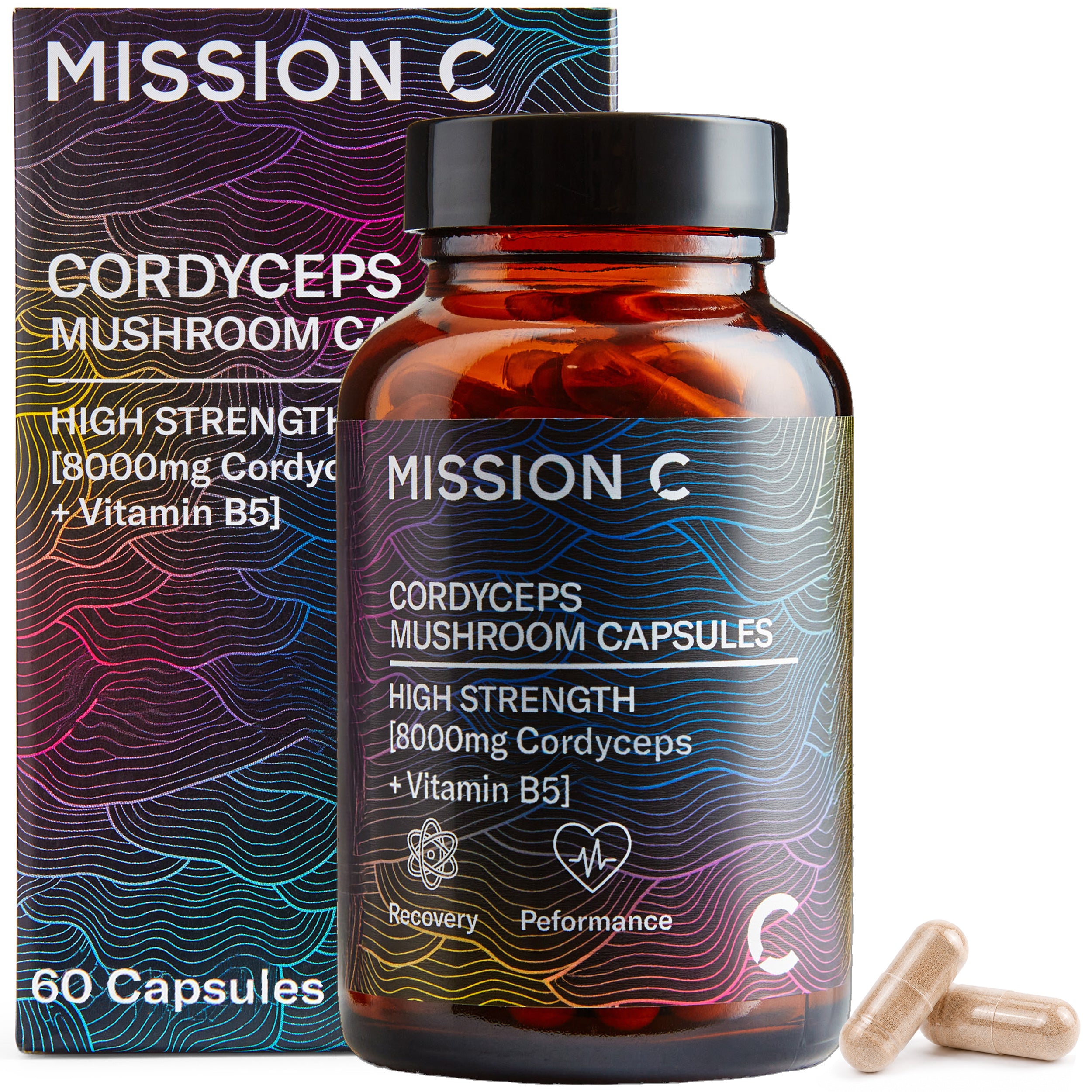 Cordyceps Mushroom 8000mg Capsules